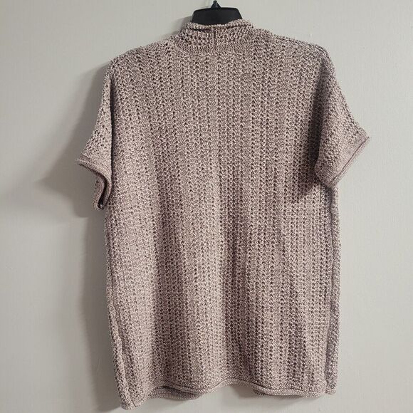 Chico's Size 2 Large Open Knit Cardigan Boho Neutral Lagenlook Earthy - Picture 3 of 9